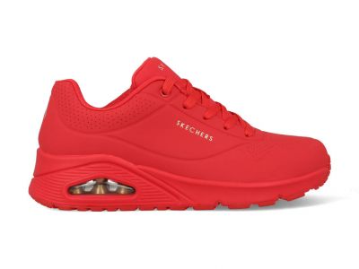 Skechers Uno damessneaker rood