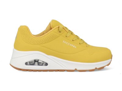 Skechers Uno damessneaker geel