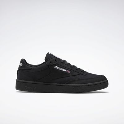 Reebok Club C 85 herensneaker zwart en wit