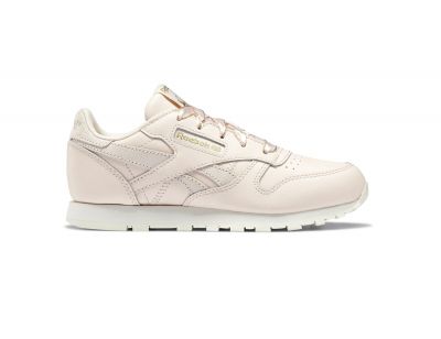 Reebok Classic Leather kindersneaker roze en goud