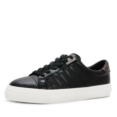 Calvin Klein damessneaker zwart, bruin en wit