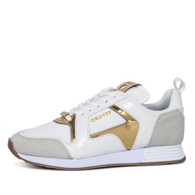 Cruyff damessneaker print en wit