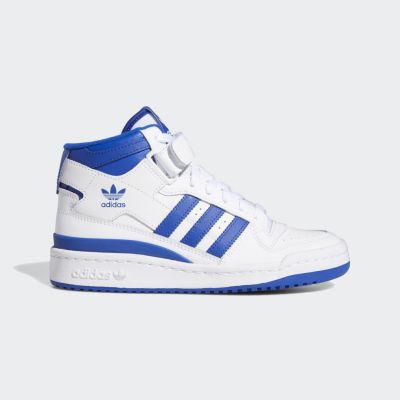 Adidas Forum Mid kindersneaker blauw en wit