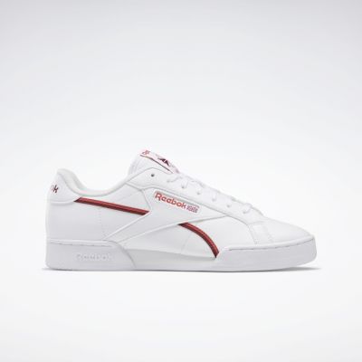 Reebok NPC UK II herensneaker rood en wit