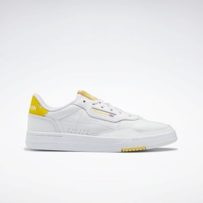 Reebok Court Peak damessneaker geel, wit, blauw, roze, grijs en rood