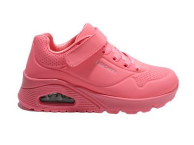 Skechers Uno kindersneaker roze