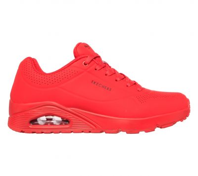 Skechers Uno herensneaker rood