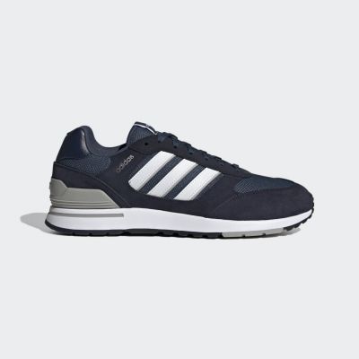 Adidas Run 80s herensneaker blauw, wit, zwart en grijs