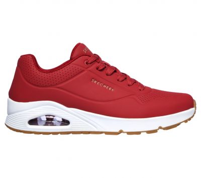 Skechers Uno herensneaker rood