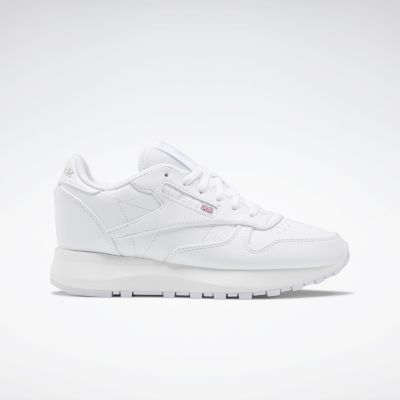 Reebok Classic Leather damessneaker grijs, wit, roze en zwart