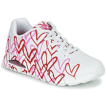 Skechers Uno damessneaker wit